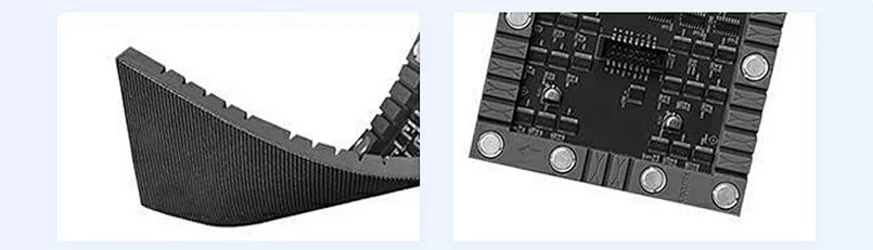 good flexibility and no adhesive detachment