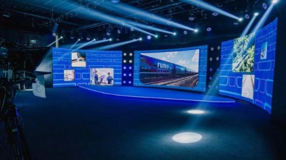 blue LED screen