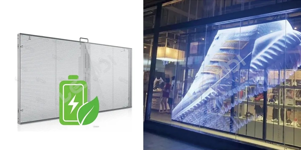 หน้าจอโปร่งใสเทียบกับจอแสดงผล LED แบบดั้งเดิม