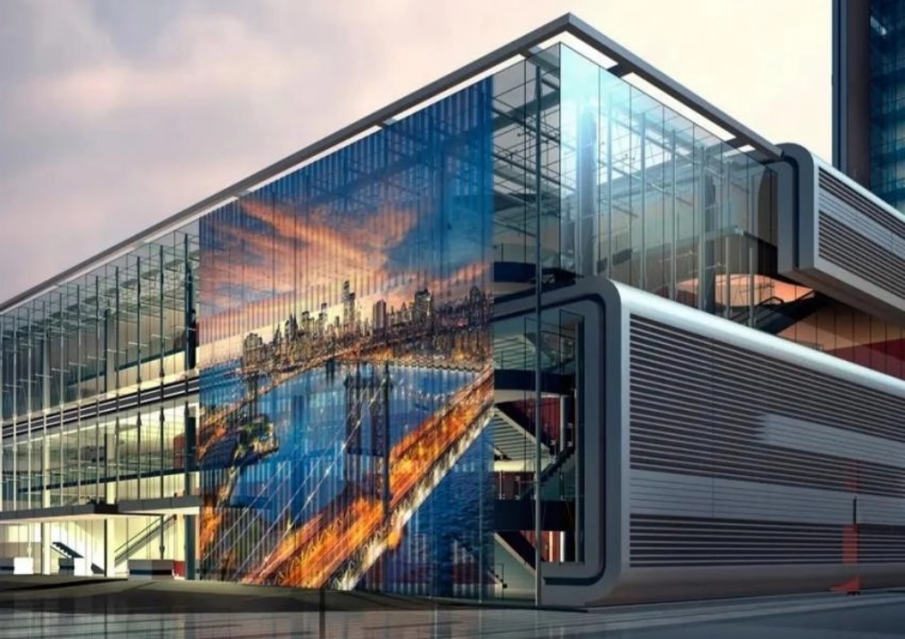 big transparent LED screens