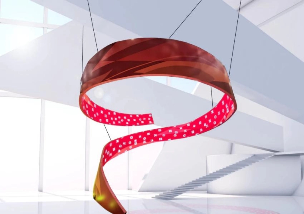 curved flexible LED screens
