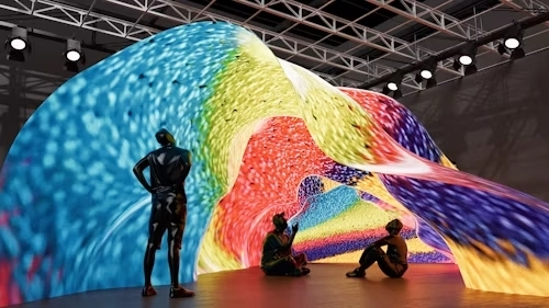 flexible Farb-LED-Bildschirme