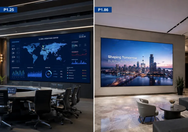 P1.56 vs P1.86 LED Display