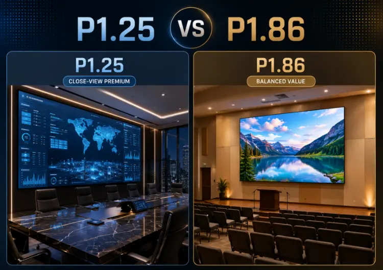 When Does a P1.25 LED Display Make More Sense Than P1.86